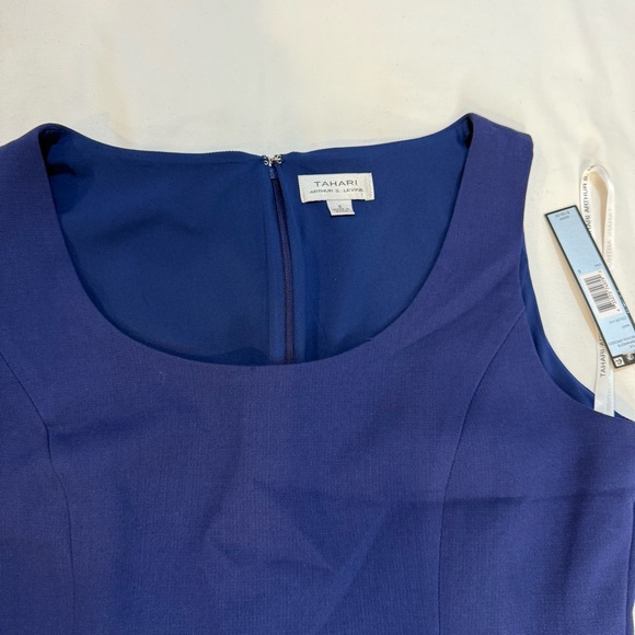 NWT Tahari Arthur S.Levine sleeveless Midi dress- 6 - Picture 8 of 15